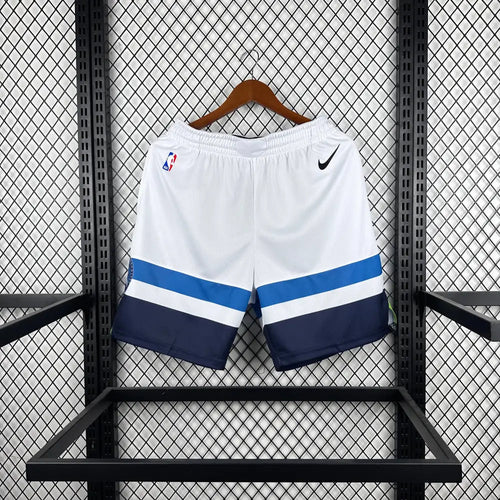 Short Minnesota Timberwolves Blanc Passe D