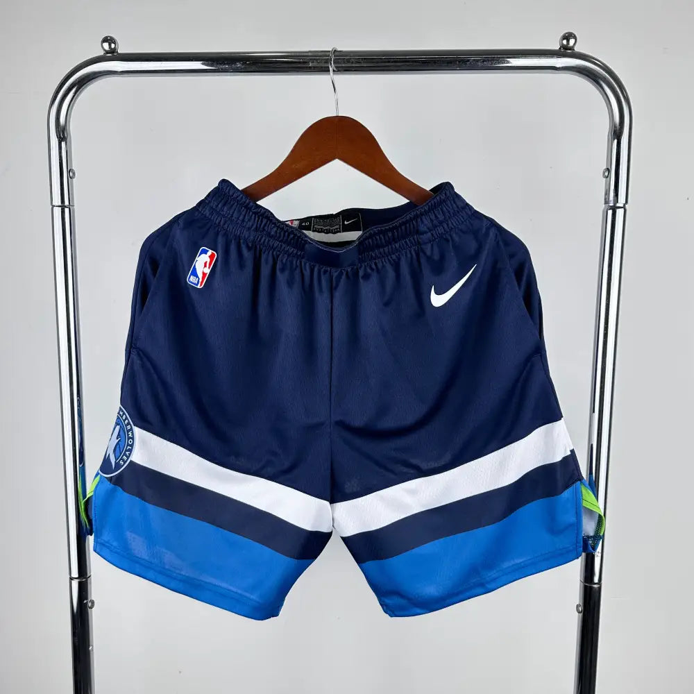 Kurze Minnesota Timberwolves Blau
