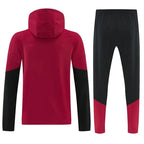Germany 2026 Red Windbreaker Hoodie Tracksuit