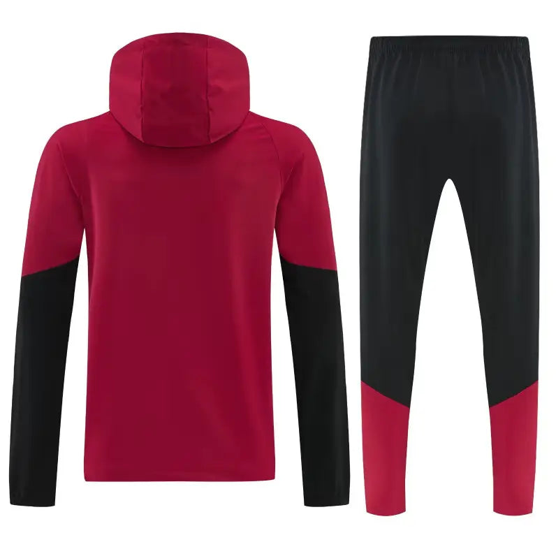 Germany 2026 Red Windbreaker Hoodie Tracksuit