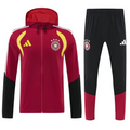Germany 2026 Red Windbreaker Hoodie Tracksuit