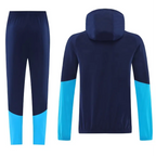 Kapuzen-Windbreaker-Trainingsanzug Spanien Dunkelblau 2026