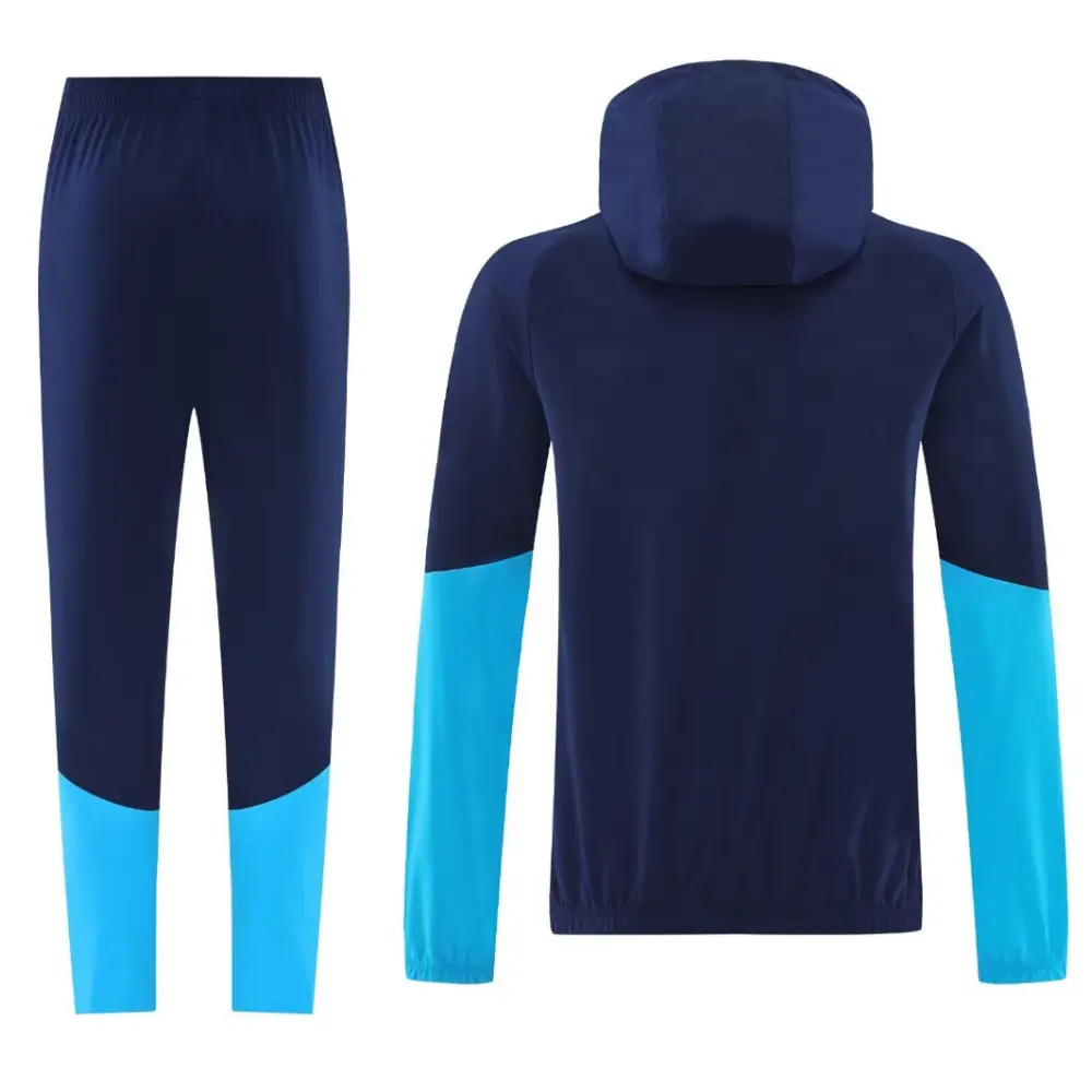 Kapuzen-Windbreaker-Trainingsanzug Spanien Dunkelblau 2026