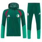 Kapuzen-Trainingsanzug Windbreaker Algerien Grün 2026
