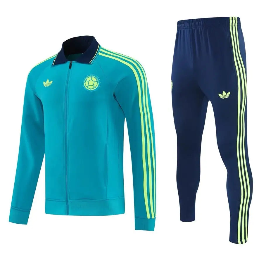 Trainingsanzug Kolumbien WM 2026 Hellblau
