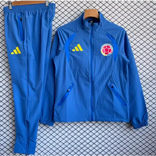 Survêtement Coupe-Vent Colombie Bleu 2026 Passe D