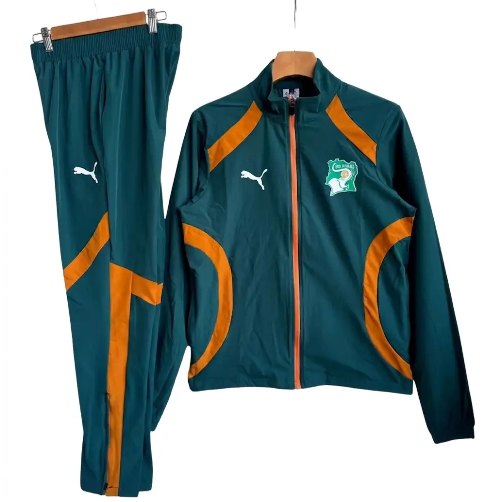 Trainingsanzug Windbreaker Elfenbeinküste Grün 2026