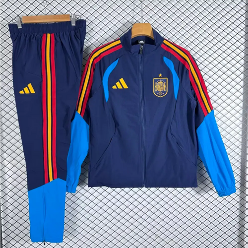 Survêtement Coupe-Vent Espagne Bleu 2026 Passe D