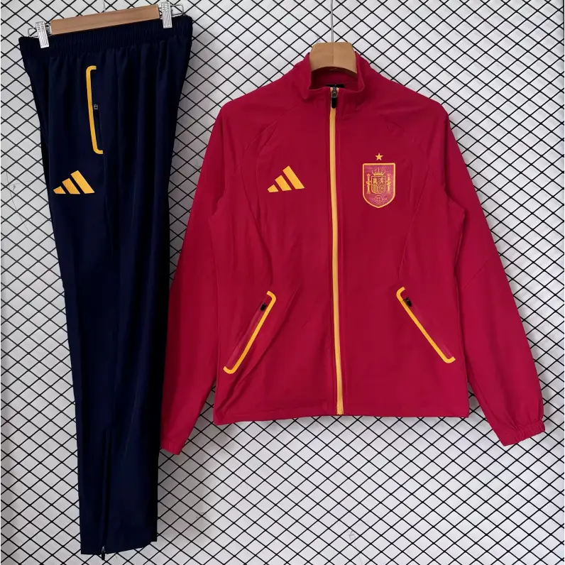 Spanien Windbreaker Trainingsanzug Rot & Schwarz 2026