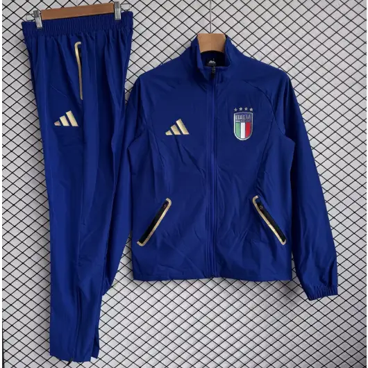 Windbreaker-Trainingsanzug Italien Blau 2026