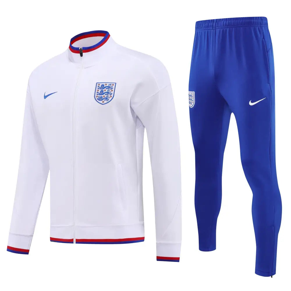 Weißer Fußball-Trainingsanzug England 2025