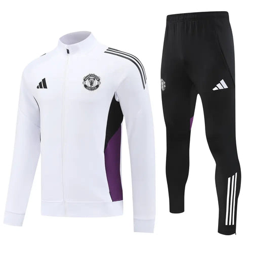 Survêtement de foot blanc Manchester United 2025 Passe D