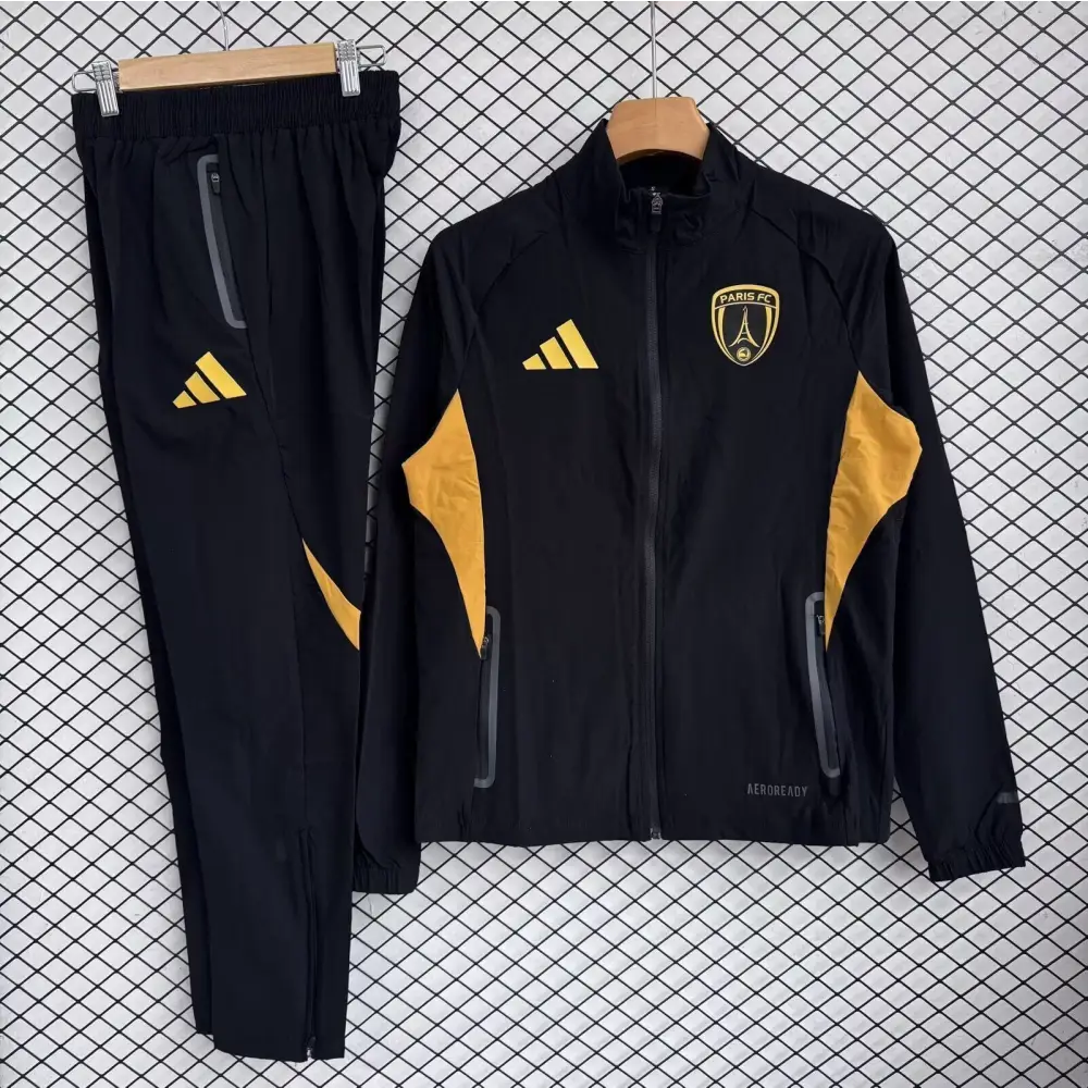 Paris FC Black Football Tracksuit 2025/2026