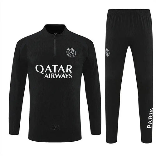 Survêtement De Foot PSG Jordan Noir 2026 Passe D