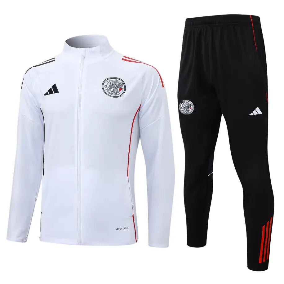 Ajax Kinder-Trainingsanzug 2025/2026 Weiß