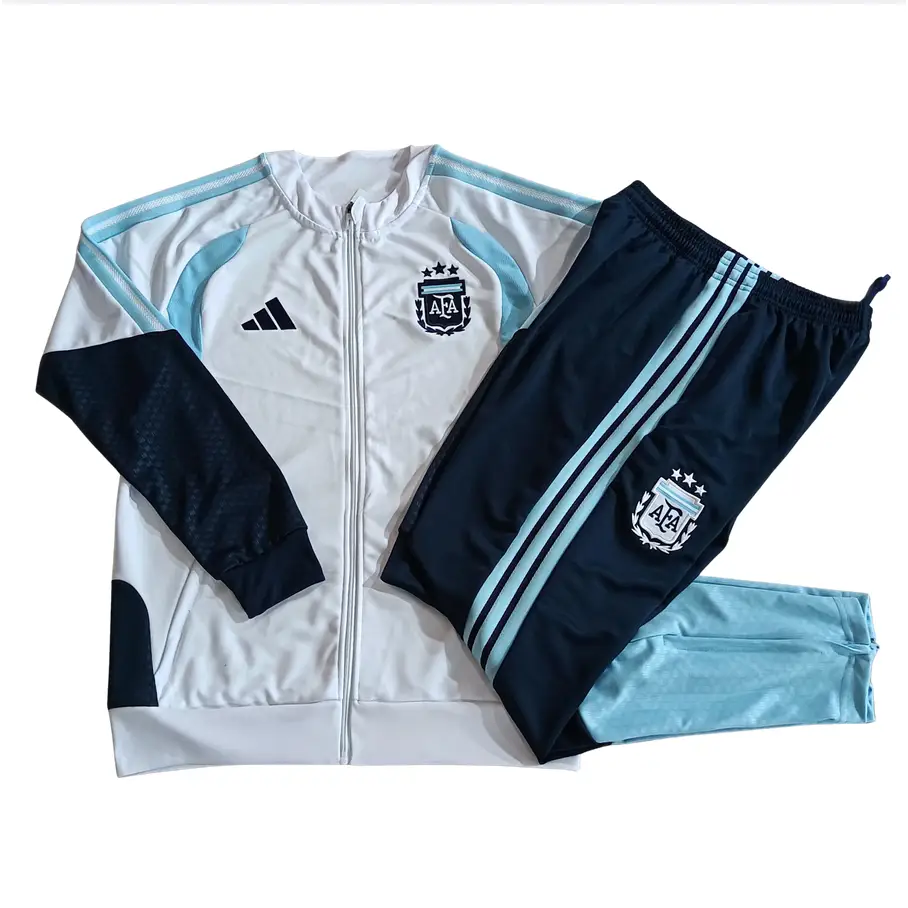 Trainingsanzug für Kinder, Argentinien, Weiß, WM 2026