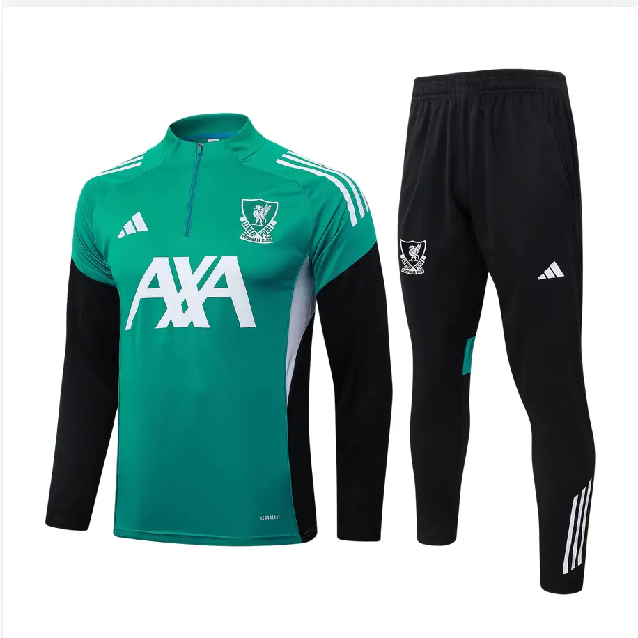 Kids' Liverpool Green Tracksuit 2025/2026