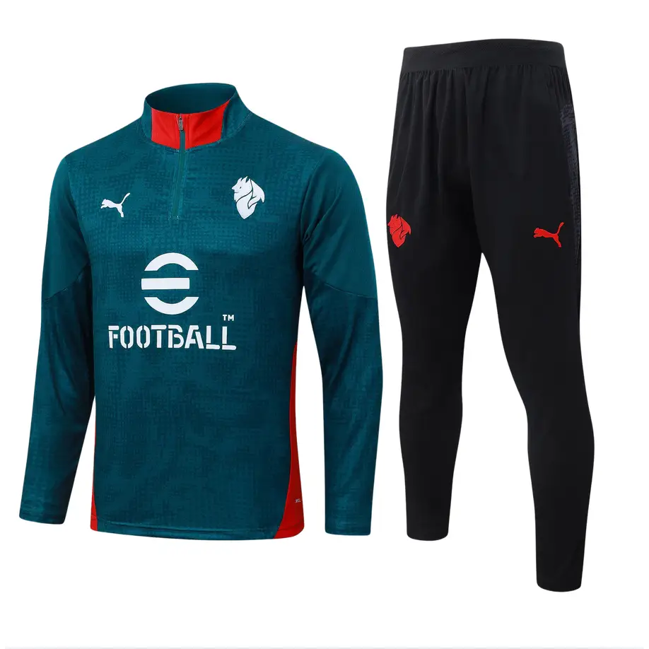 Kids' AC Milan Blue Tracksuit 2025/2026