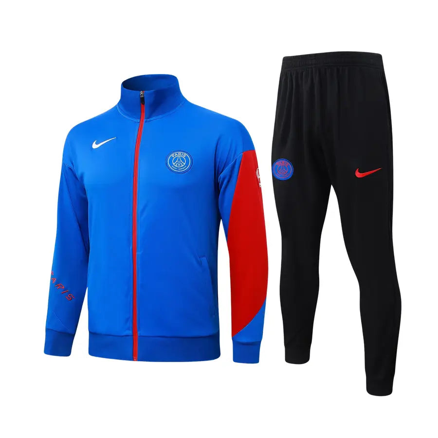 PSG-Trainingsanzug für Kinder, blau und rot 2025/2026