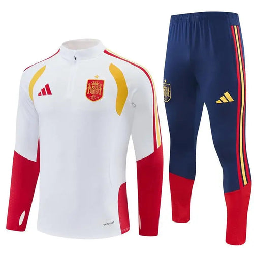 Survêtement Espagne Coupe du Monde 2026 Blanc Passe D