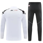Real Madrid white tracksuit 2025/2026 pattern