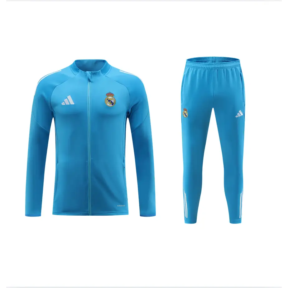 Real Madrid Trainingsanzug Hellblau 2026