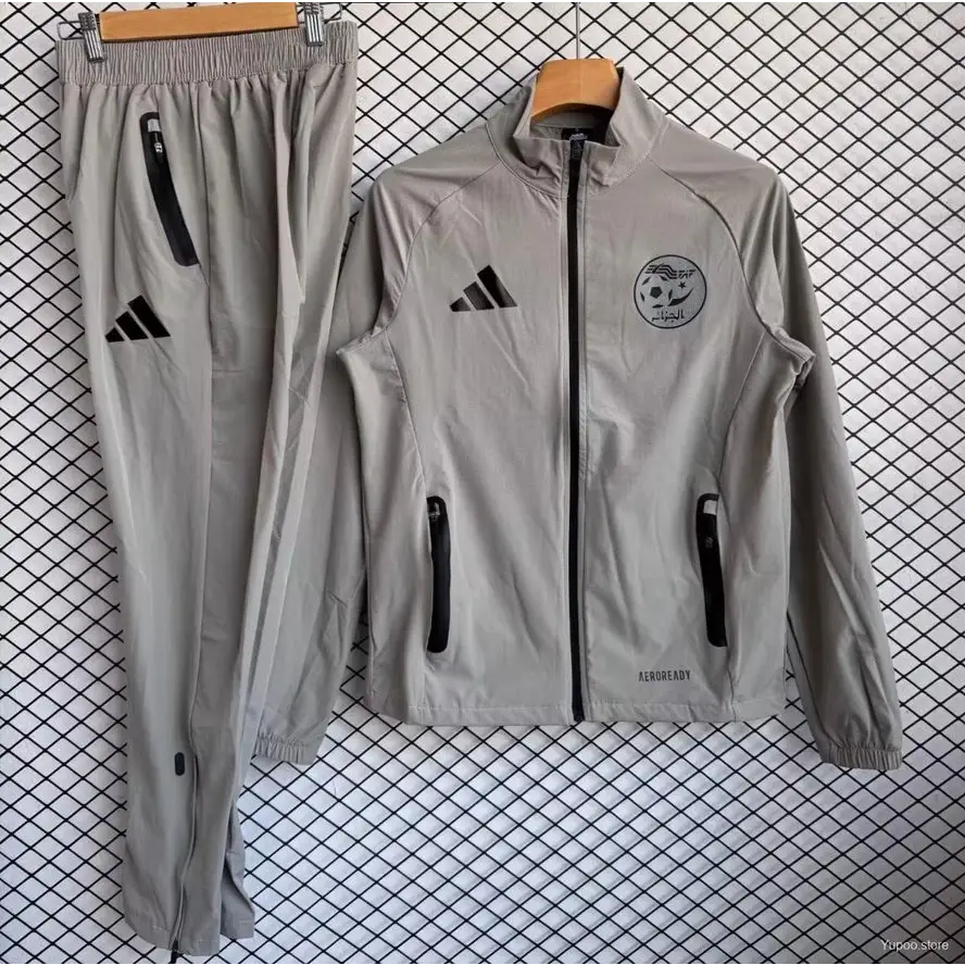 Trainingsanzug Algerien Grau 2025/2026