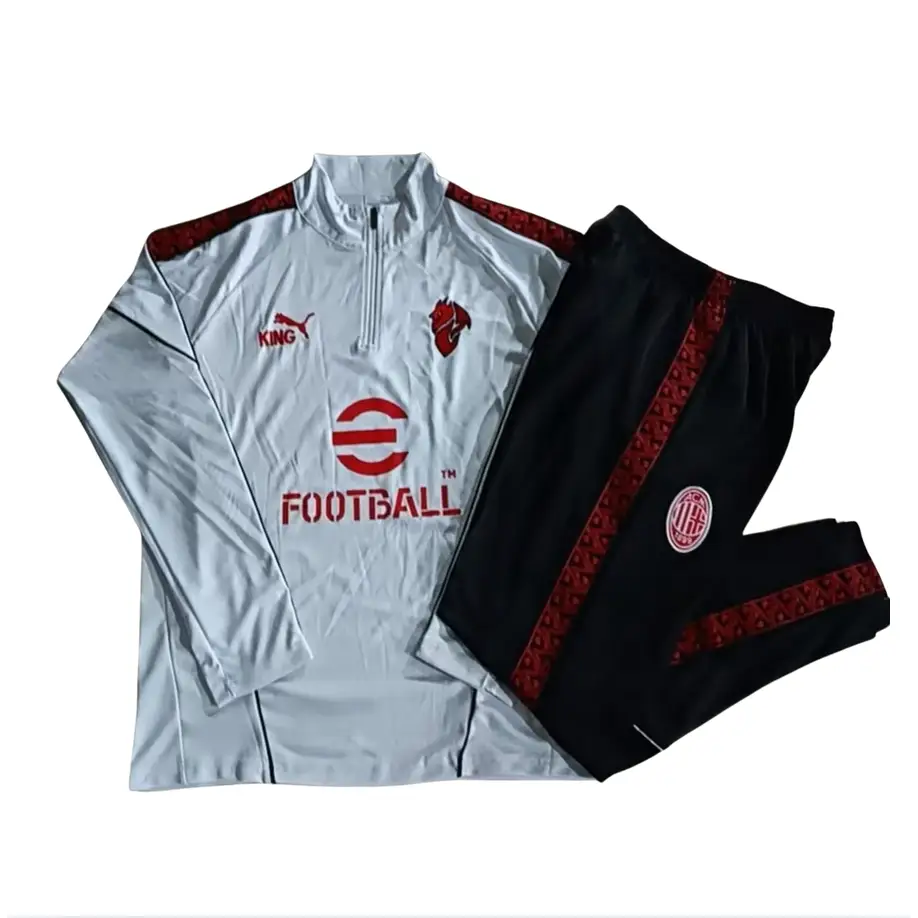 Kids' AC Milan Training Tracksuit White 2025/2026