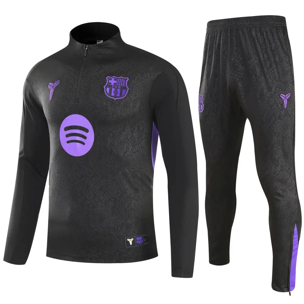 Trainingsanzug FC Barcelona Mamba schwarz 2025/2026