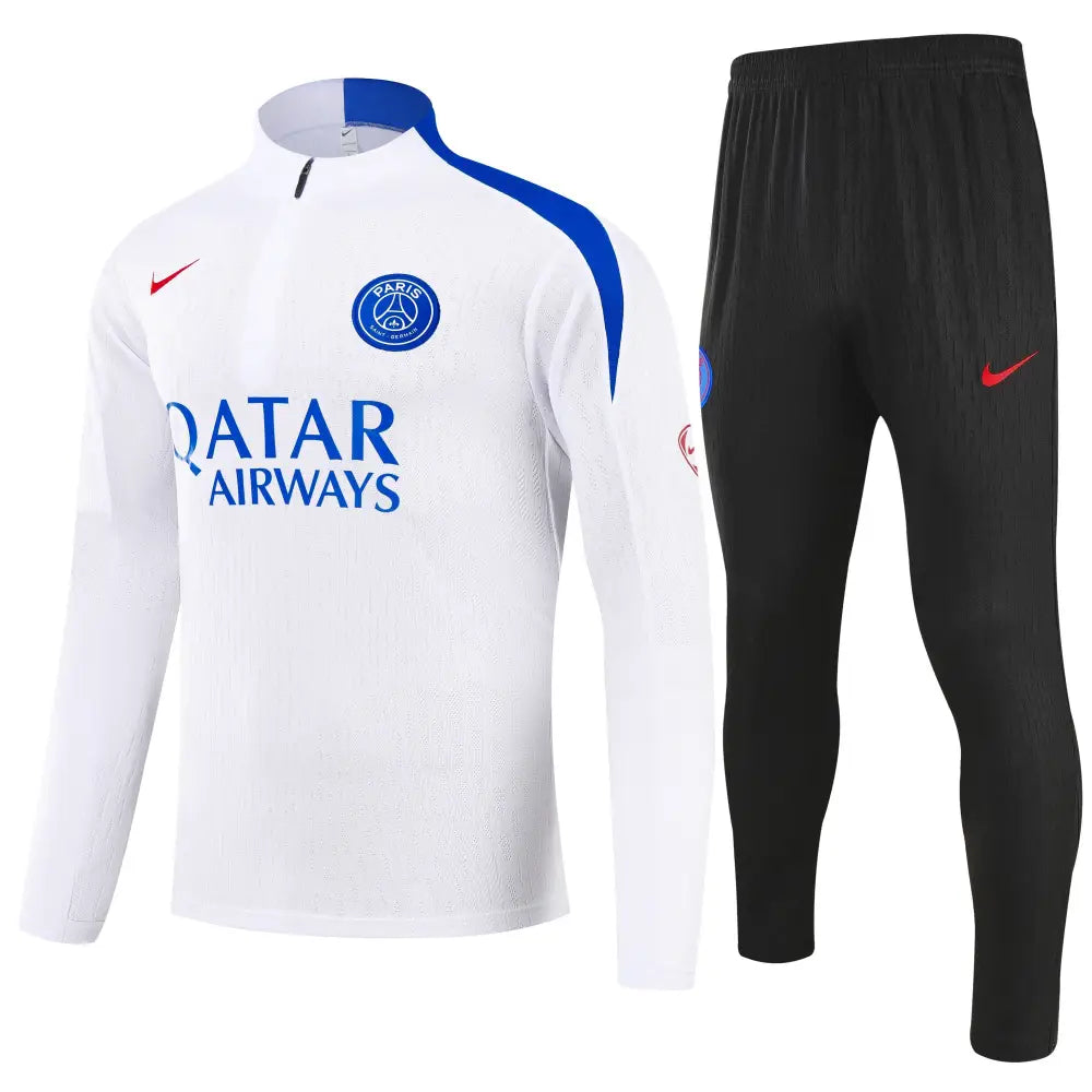 White PSG Training Tracksuit 2025/2026