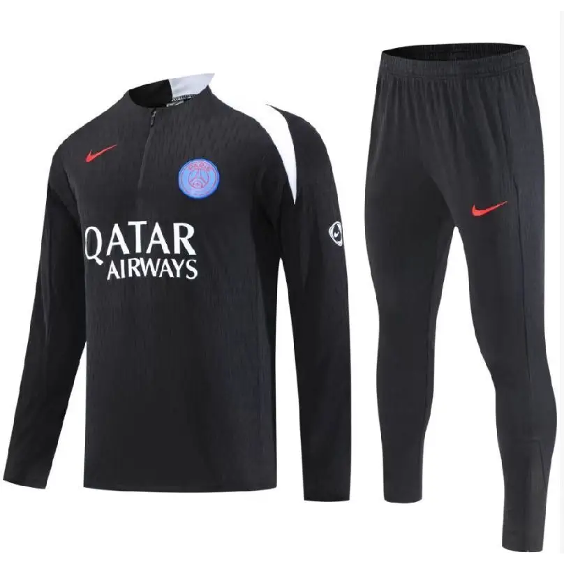 Trainingsanzug PSG schwarz 2025/2026