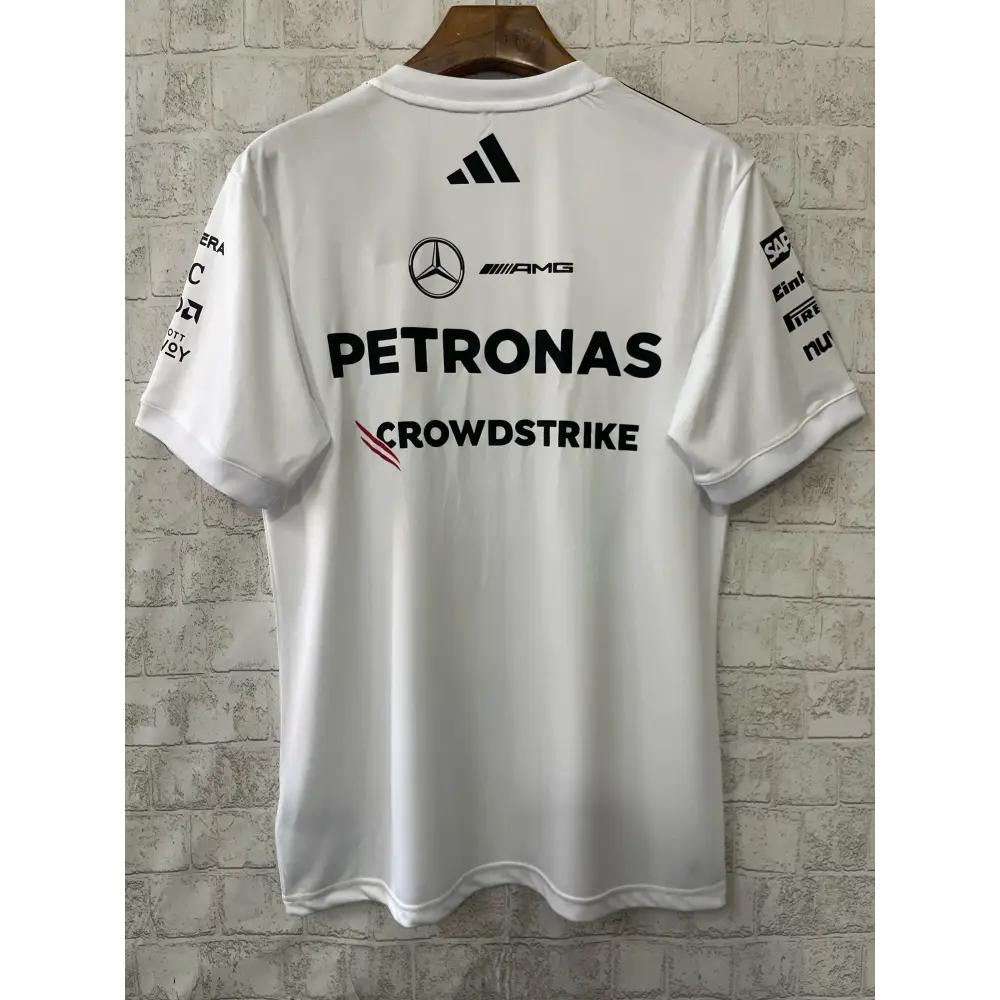 T shirt mercedes blanc