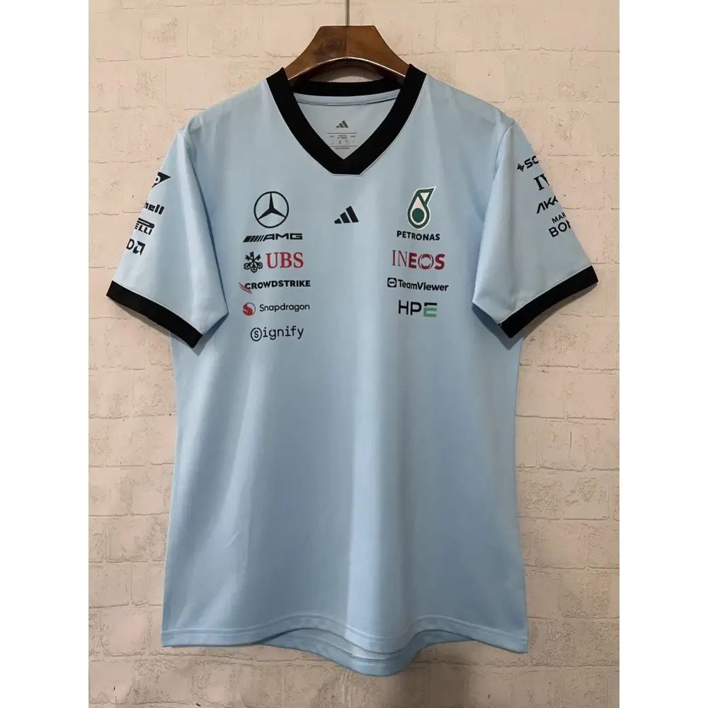 T shirt mercedes Bleu 2026 Passe D
