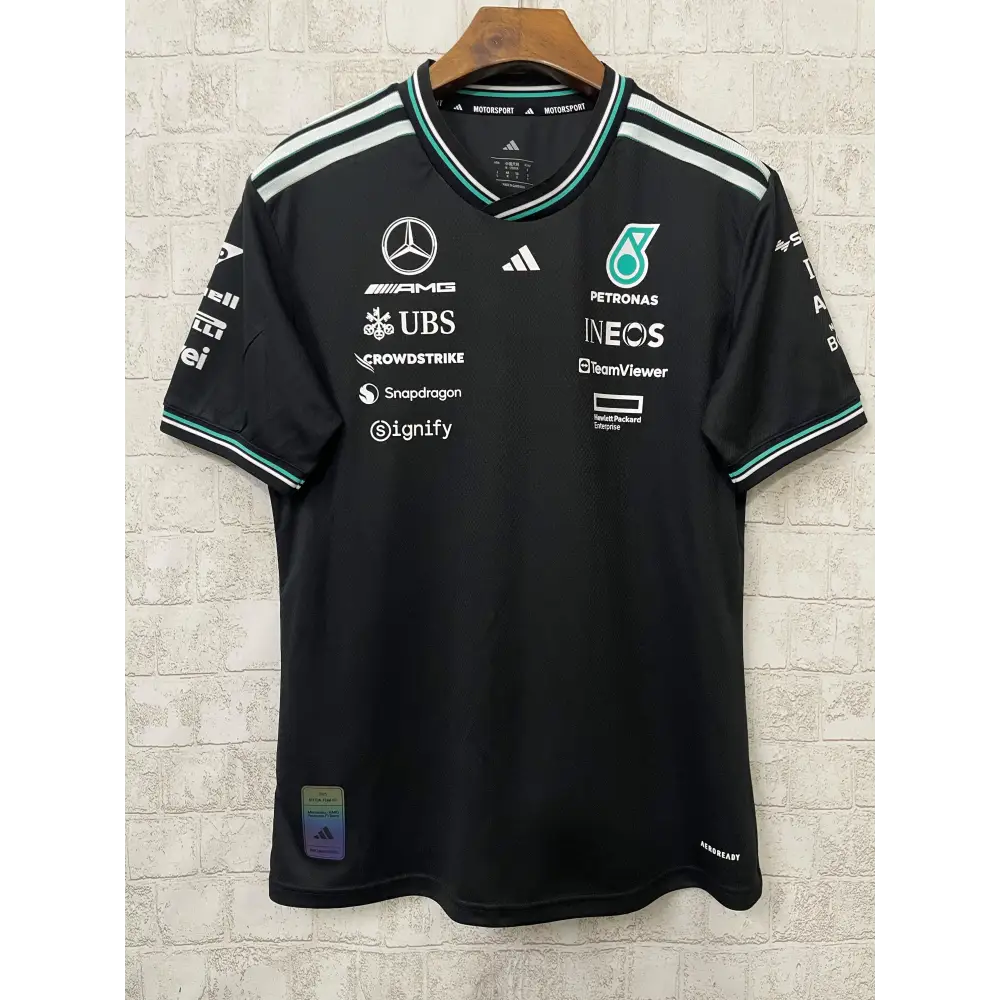 T shirt mercedes noir