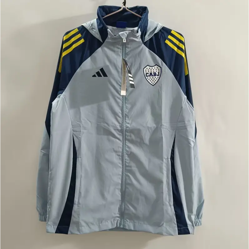 Boca Juniors Windbreaker Kapuzenjacke Hellblau 2026
