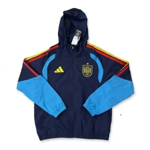 Windjacke mit Kapuze Spanien Dunkelblau 2026