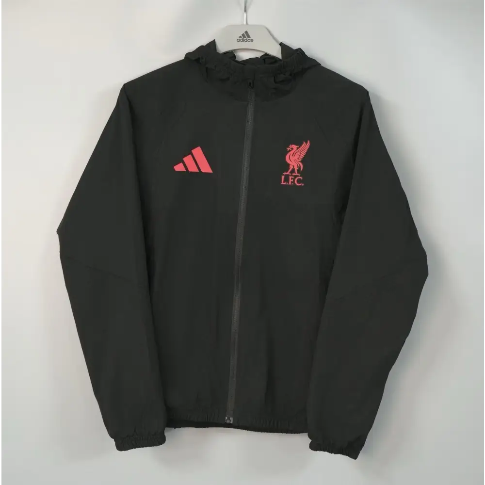 Veste A Capuche Coupe-Vent Liverpool  2026/2027 Noir Passe D