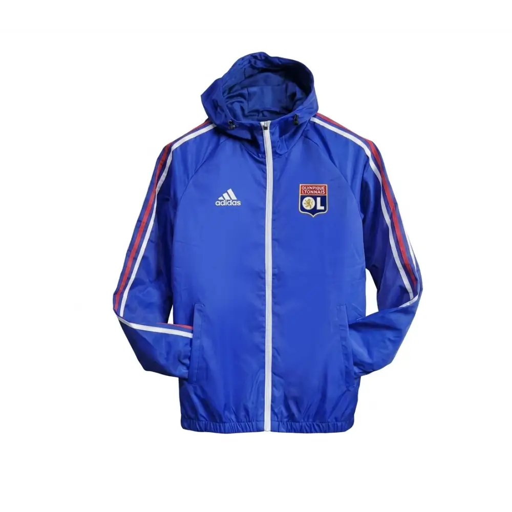 Kapuzen-Windjacke Olympique Lyon Blau 2026