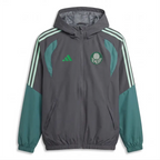Windbreaker-Kapuzenjacke Palmeiras Grün & Grau 2026