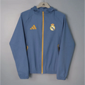 Veste A Capuche Coupe-Vent Real madrid 2026/2027 gris Passe D