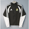 Veste A Capuche Coupe-Vent Real madrid 2026/2027 noir Passe D