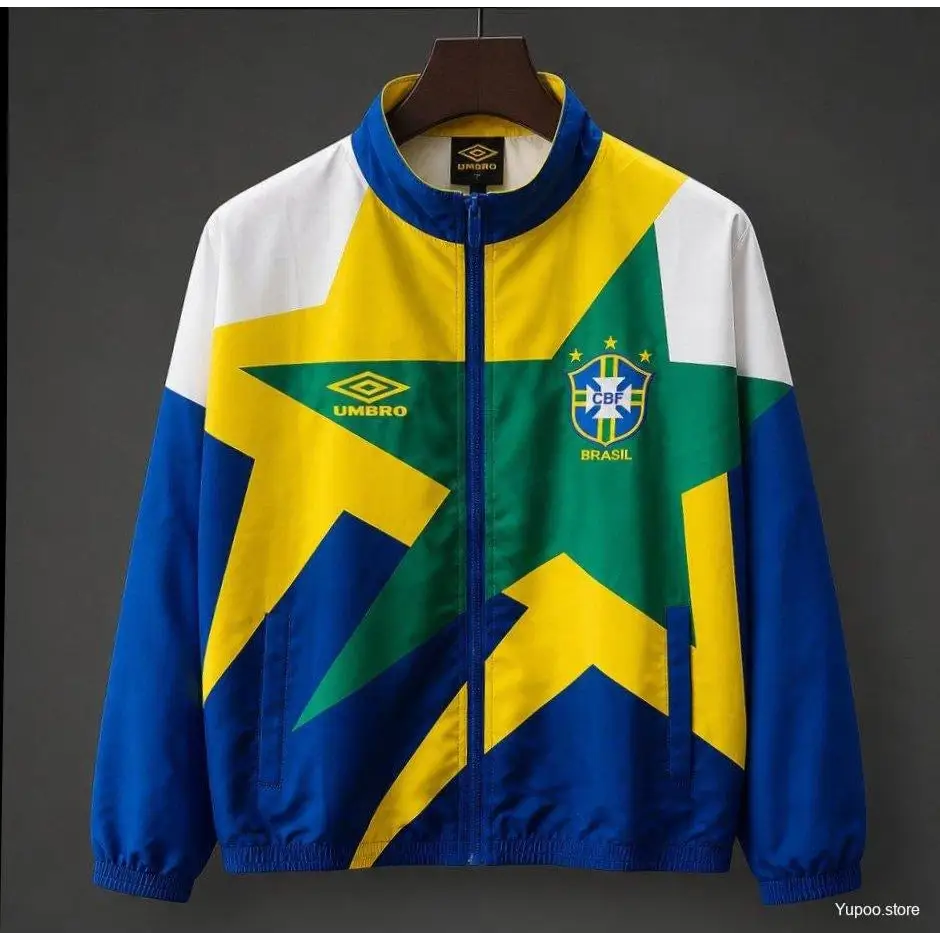 Veste Coupe-Vent Brésil Retro Passe D