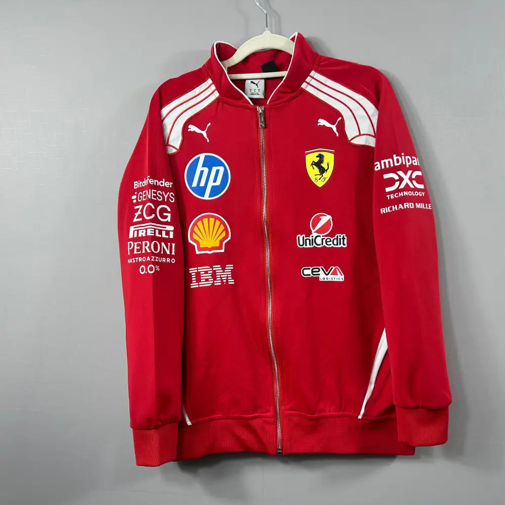 Veste Coupe-Vent Ferrari 2026/2027 Rouge Passe D