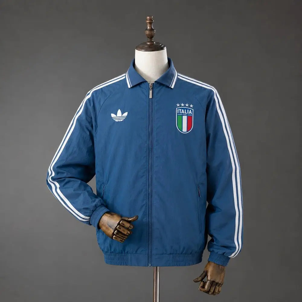 Veste Coupe-Vent Italie 2026/2027 Extérieur Passe D