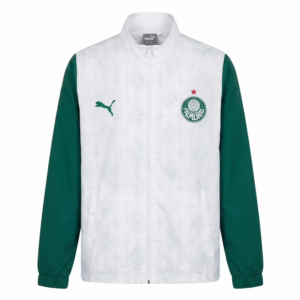 Palmeiras Green & White Windbreaker Jacket 2026