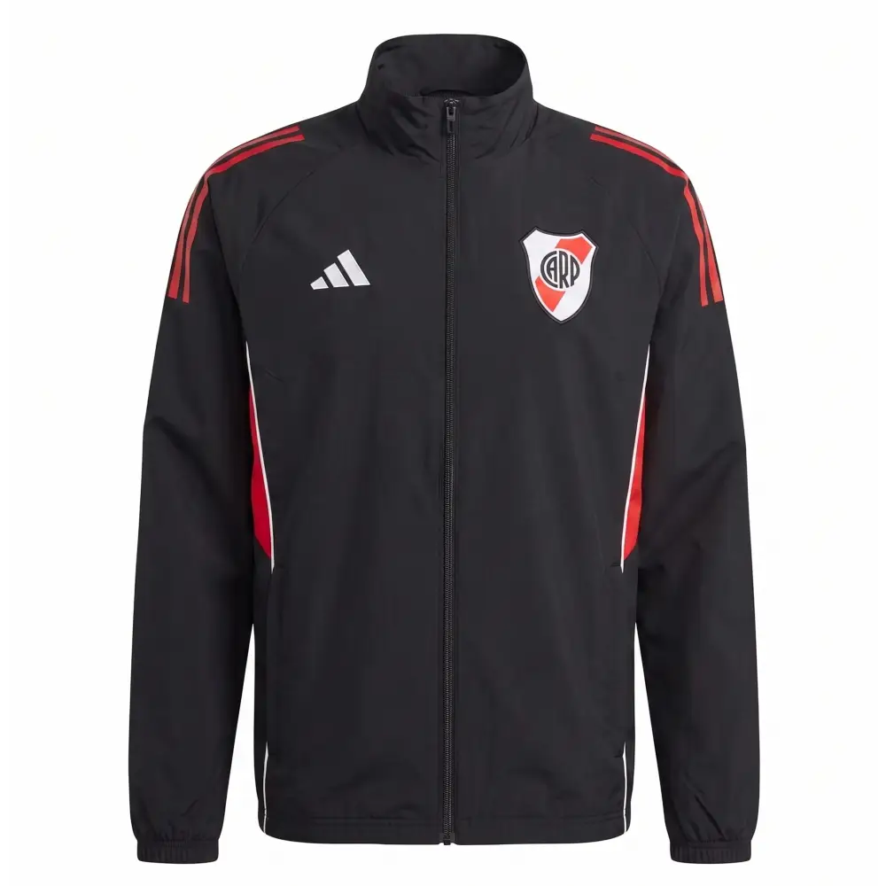 River Plate Windbreaker Schwarz & Rot 2026