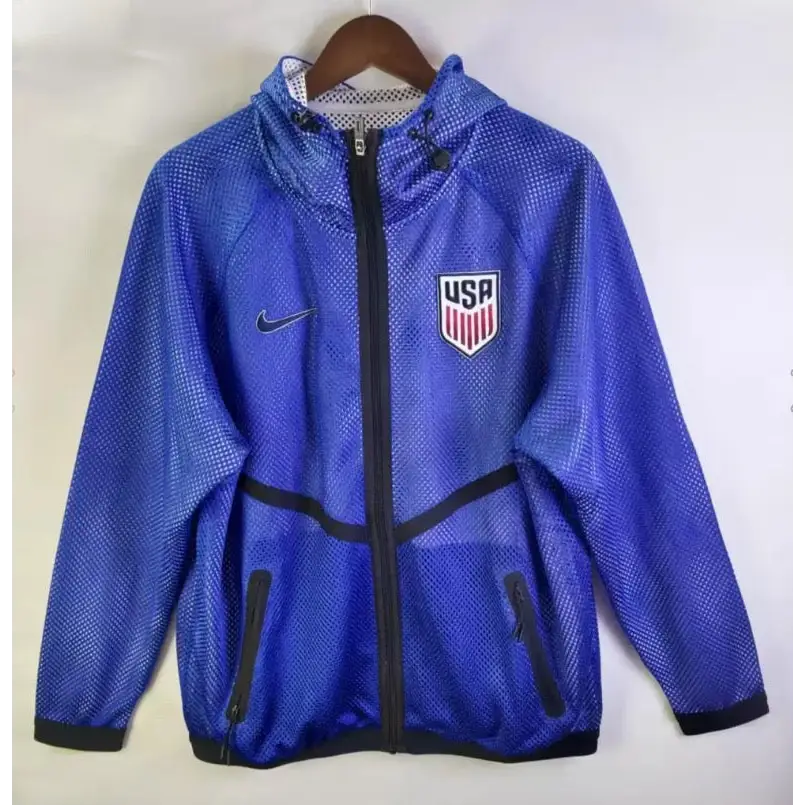 Veste Coupe-Vent USA 2026/2027 Bleu Passe D