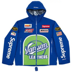 Veste extérieure Supreme Vanson Leathers en GORE-TEX Bleu Passe D